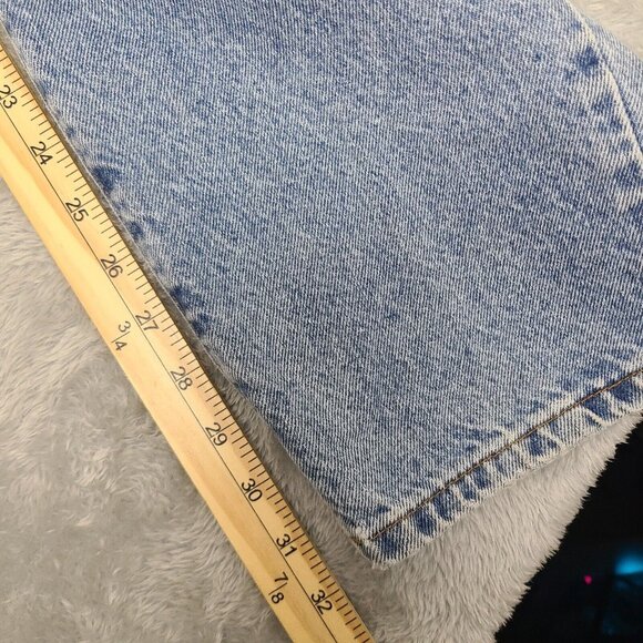 Vintage Structure Men's‎ Light Wash Denim Jeans Tag 36R 36x32 Made In USA - Picture 7 of 12